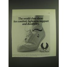 1974 Eaton Fred Perry Tennis Shoes Ad - The world class shoe: for comfort