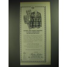 1974 Brooks Brothers India Madras Sportwear Advertisement