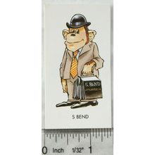 Brooke Bond Chimp card - S Bend