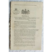 1890 Act of Parliament: Revision of the Statute
