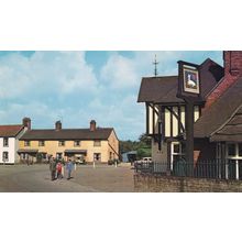 The White Hart Pub Old Costessey Norwich 1970s Postcard