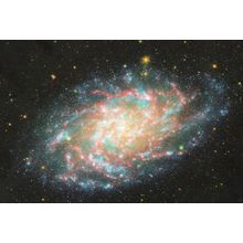 M33 Messier Giant Galaxy Triangulum Space Astronomy Postcard