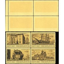 1443b, MNH 8¢ RARE Black Brown Color Omitted Error With Normal - Stuart Katz