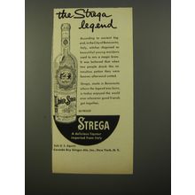 1954 Strega Liqueur Advertisement - The Strega Legend