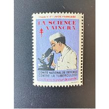 France 1953 Antituberculeux Tuberculose La Science vaincra 10 fr pour la santé