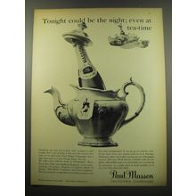 1960 Paul Masson Champagne Ad - Tonight could be the night; even at tea-time
