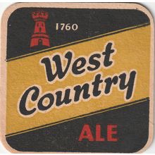 BEER MAT - WEST COUNTRY BREWERIES (CHELTENHAM) - (No Cat Number) - (1960)
