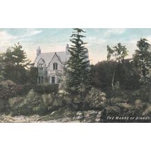 ED 85 THE MANSE AT DINNET . PRINTED POSTCARD