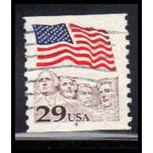 Used 2523 29c U.S. Flag Fine CNS 4 PA6387
