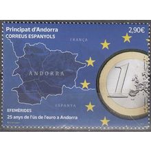 Andorra Español 2024 25 Ans Euro Neuf **