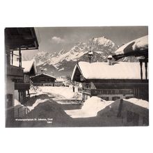 WINTERSPORTPLATZ ST. JOHANN TIROL, SWITZERLAND. unused vintage postcard =
