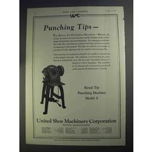 1927 USMC Ad - Royal Tip Punching Machine Model A