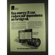 1979 AGA American Gas Association Ad - Foreign Oil