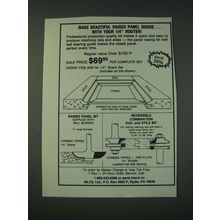 1988 MLCS Raised Panel Bit and Reversible Combination Rail and Stile Bit Ad