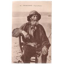 TYPE de PECHEUR. KNOCKE-ZOUTE . unused vintage postcard c.1900s =