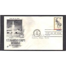 FDC Art Craft 1315 5c Marine Corps (Cachet-Typed/A) CV39717