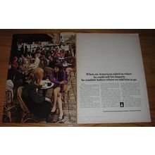 1970 Bankers Trust Ad - When an American asked us where he could sell lingerie