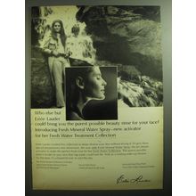 1970 Estee Lauder Fresh Mineral Water Spray Advertisement