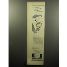 1951 Pequot Percale Sheets Ad - Counting threads instead of sheep does wonders