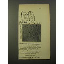 1954 Marshall Field & Company Custom Suit Ad - The twenty-seven room touch