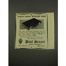 1956 Paul Stuart Attache Case Advertisement
