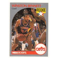 1990-91 Hoops Winston Bennett basketball card #70 - Cavs