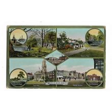 Birkenhead, Cheshire, Multiview Postcard.