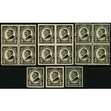 610-12, Mint NH Blocks And Singles SCV $206 - READ - Stuart Katz