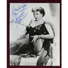 COLBERT, CLAUDETTE (1905 - 1996): The: original signed b/w photograph