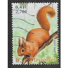 FRA 2001 2,70F 'ANIMALS' FINE USED (EBID55-571)