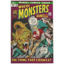 WHERE MONSTERS DWELL # 13 HI GRADE