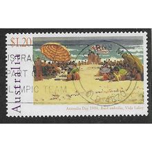 AUS 1996 $1.20 'AUSTRALIA DAY- BEACH UMBRELLAS' FINE USED (EBID66-614)
