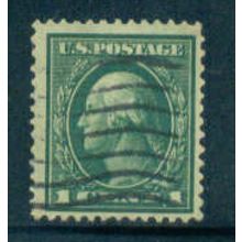 Used 405 1c George Washington Fine Plus A08556