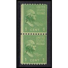 848 1c George Washington Average Plus MNH Pair K4785