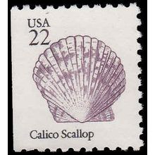 2120 22c Calico Scallop Fine MNH BPS LS V4858