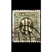 GERMANY Alliiert AmBri [1945] MiNr 0029 c A ( O/used )