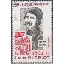 France 1972 Michel 1800 O Cote (2008) 0.80 € Louis Blériot Cachet rond