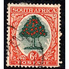 South Africa 1926 Tree 6d Used. Stamp