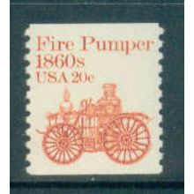 1908 20c Fire Pumper Fine MNH Dry Gum MA1968