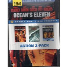 ACTION 3 PACK OCEANS ELEVEN ,PERFECT STORM, THREE KINGS DVD
