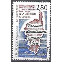 France 1993 Michel 2974 O Cote (2008) 1.00 € 50 Ans libération de la Corse