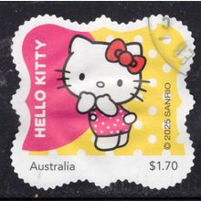 2025 HELLO KITTY AND FRIENDS, USED SELF-ADHESIVE MYSTAMP. 17/18
