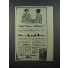 1913 Heinz Baked Beans Ad - There is a Difference
