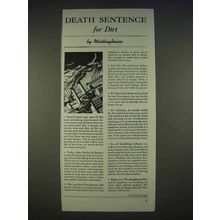 1940 Westinghouse Precipitron Ad - Death for Dirt