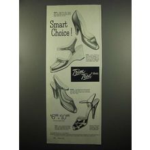 1954 Trim Tred Shoes Ad - Berwick Ruthie Bertina Solar