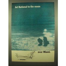 1965 National Airlines Ad - National to the Moon