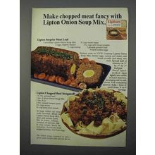 1966 Lipton Onion Soup Mix Ad - Surprise Meat Loaf