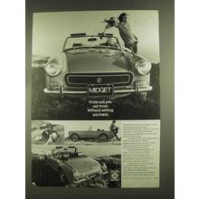 1972 MG Midget Ad - Put You Out Front