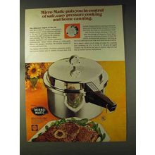 1976 Deluxe Mirro-Matic Pressure Cooker Ad - In Control