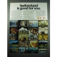 1977 Switzerland Tourism Ad - Is Good For You